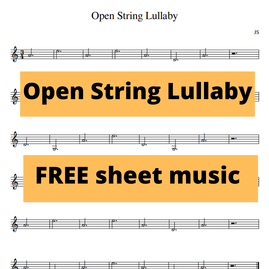 Open String Lullaby - audio and FREE sheet music